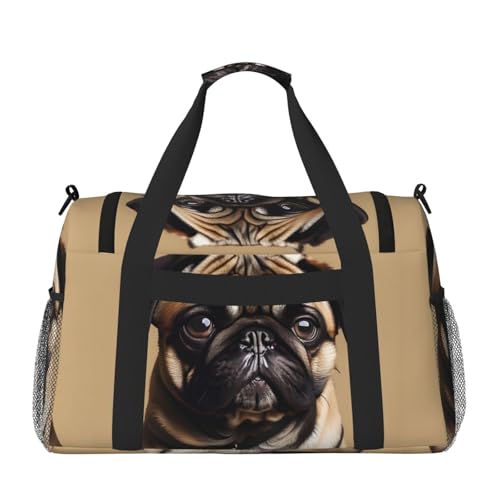 Sac de sport carlin imprimé idée cadeau originale taille unique