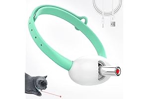 Laser Pointer Collar for Cats - Interactive, Automatic, and Hands-Free Way to...