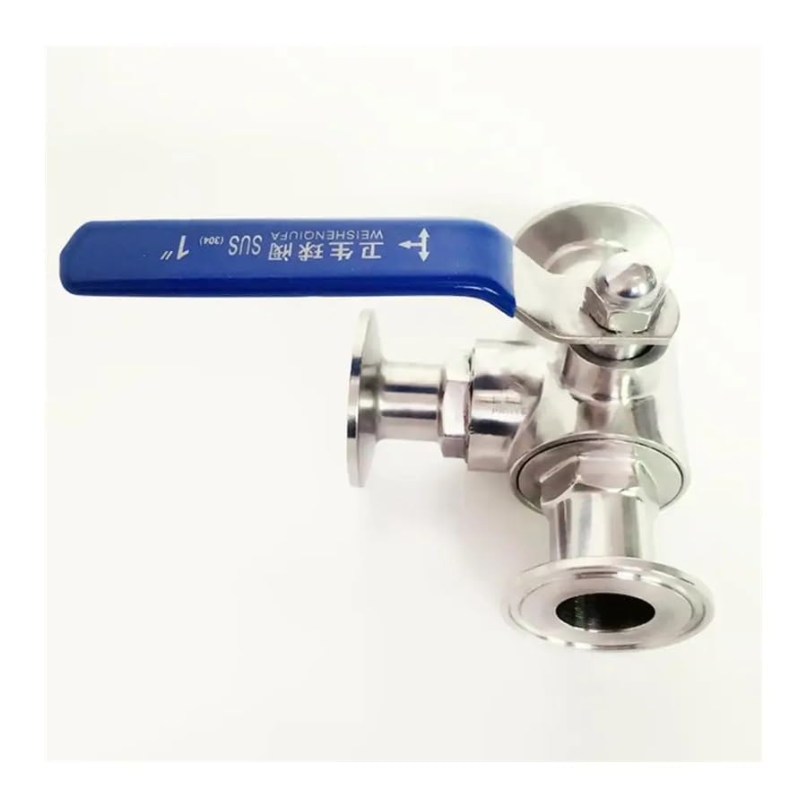 Raccord à bille en T 38 mm inox 304 pour tuyau de brassage maison
