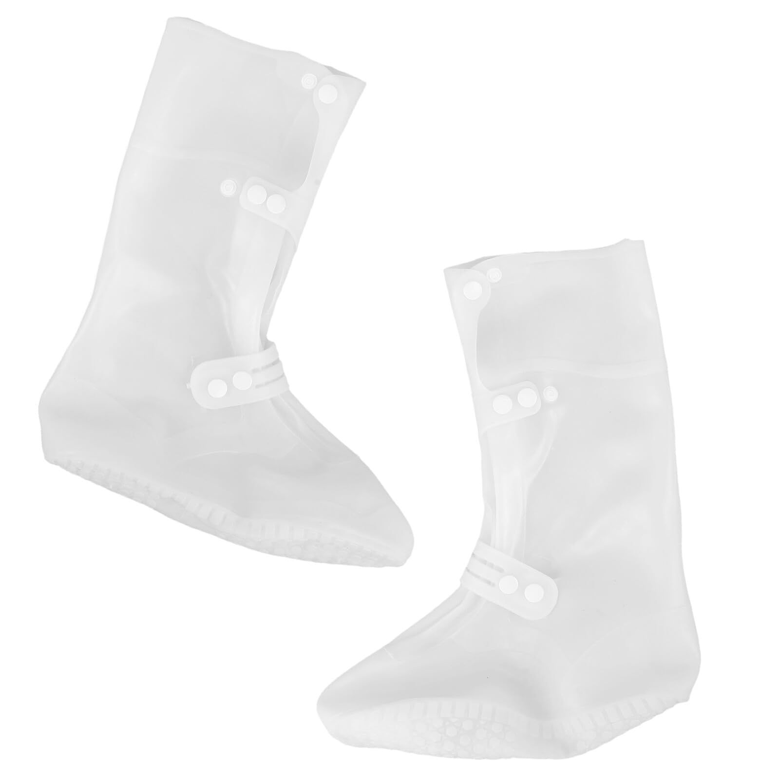 TOYANDONA Ghette da Trekking Impermeabili Regolabili Bianche, Copriscarpe Antisabbia Lunghe Leggere per Escursionismo nel Deserto, Protezione per Stivali e Gambe Taglia 38-39