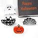 4 Pack Halloween Hair Claw Clips for Women Girls Pumpkin Ghost Spider Web Bat Acetate Hair Clips Hair Banana Barrettes Hair Accessories Nonslip Halloween Hair Clip