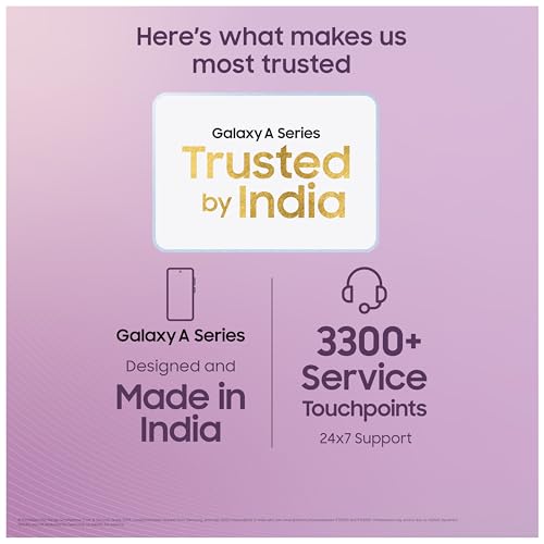 Image of Samsung Galaxy A56 5G (Awesome Violet Glow, 8GB, 128GB) | Segment Most Complete Triple Camera | AI Editing | 4nm Processor | sAMOLED Display| Gorilla Glass Victus+| 5 Gen OS Upgrades