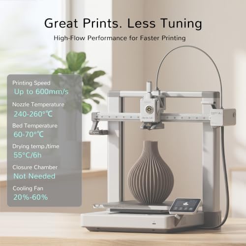IEMAI 고속 PETG 3D 프린터 필라멘트 1.75mm, 300mm/s, 1kg, 핑크 — 사진 6