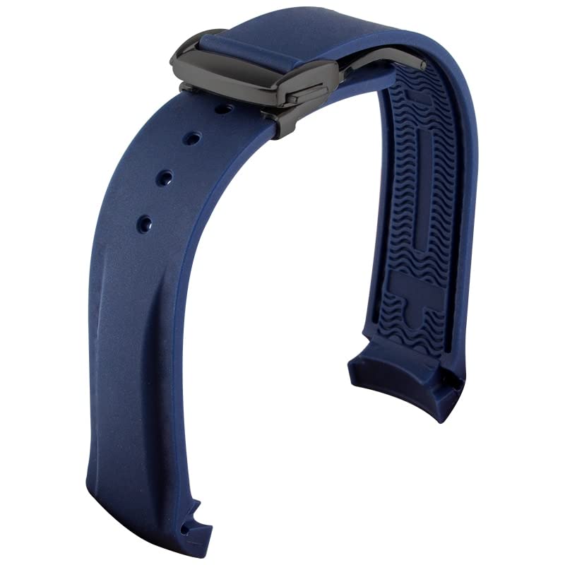 Bracelet de montre en caoutchouc étanche pour montre de sport et de luxe 20mm 22mm YCQYM