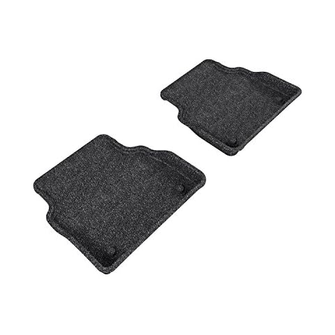 3D MAXpider L1AD03122201 Carpet Mats for Audi A8 2011-2017 Custom Fit Car Floor Liners, Classic Series (2nd Row, Gray) Cover