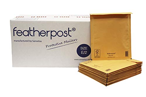 100 x E2 Bubble Mailer Featherpost 220mmX265mm Padded Mail Post Bags Envelopes