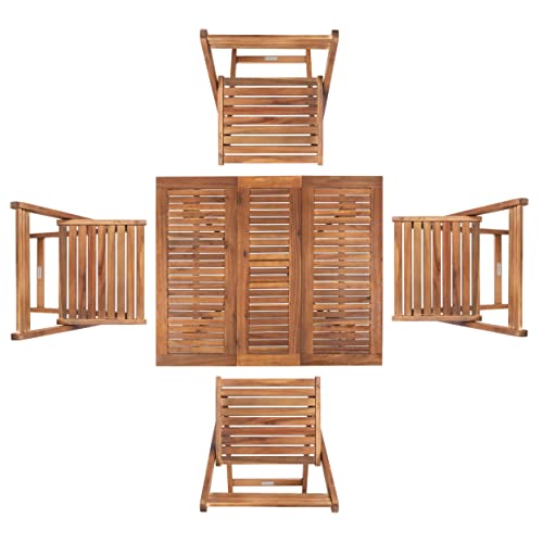 Safavieh Outdoor Living Collection Arvin 5-Piece Dining Set #TOP3