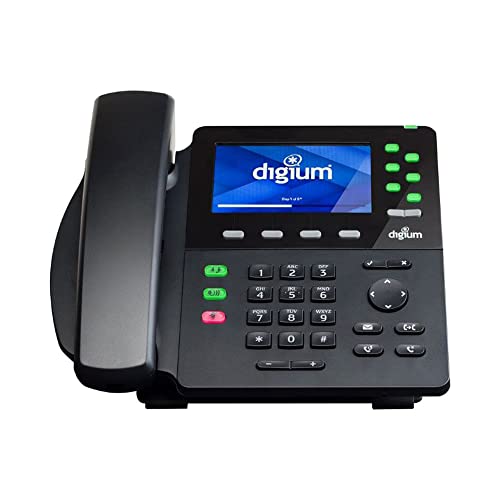 DIGIUM 1TELD065LF PhoneD65 6-Line SIP HD Voice Gigabit W.Headset - (> Telecoms)