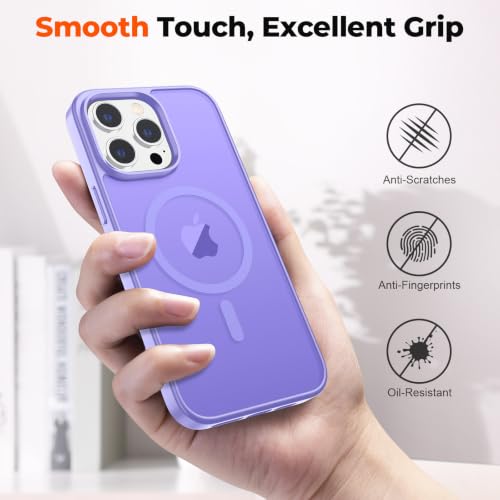 zapica Magnetic for iPhone 14 Pro Max Case, Light Purple - image 6