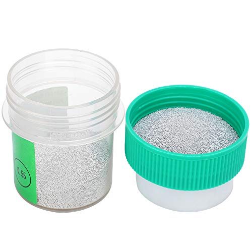 Image of Lead-Free Solder Balls,BGA Lead‑Free Solder Ball Tin Balls 25W for PCB Board Rework Reballing Accessories 0.55MM