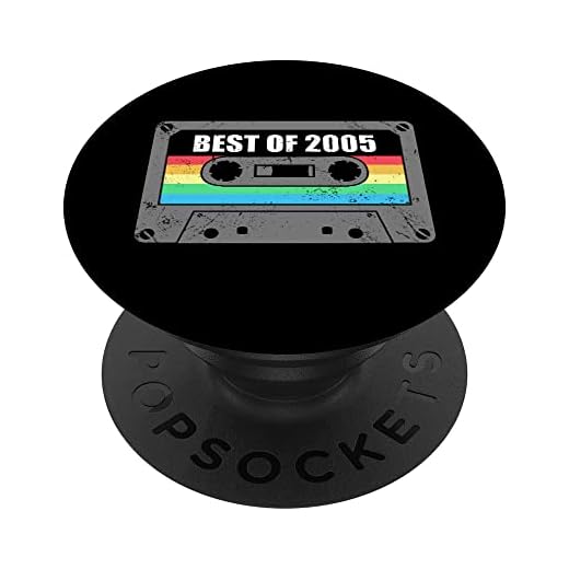 Cumpleaños Best Of 2005 Vintage 2005 PopSockets PopGrip Intercambiable