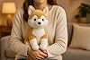 WEIGEDU Japanese Akita Shiba Plush Toy Stuffed Animal, Cute Soft and Cuddly, for All Age, 13" #3