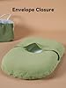 TILLYOU Muslin Baby Lounger Cover, 100% Cotton Newborn Lounger Cover, 2 Pack Baby Nest Slipcover for Boys Girls, Cover Only, Forest Green and Light Green #2