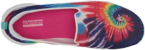 Skechers Women's Go Walk Joy Sneaker, White/Multi, 8 US | Image 4