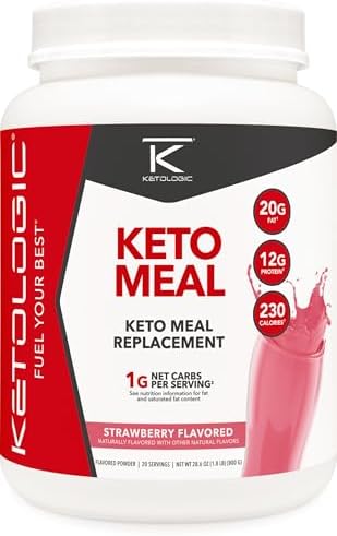 KetoLogic Keto Meal Replacement Shake Powder For Optimal Results ...
