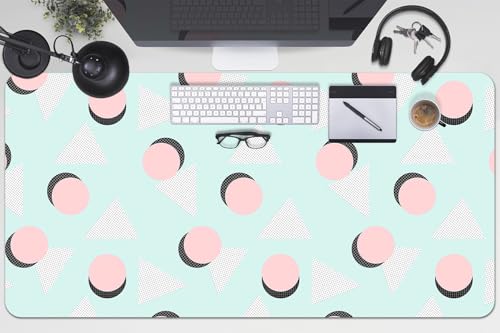 Tapis de bureau 100x50 cm idéal à la maison pour organiser l'espace de travail avec style