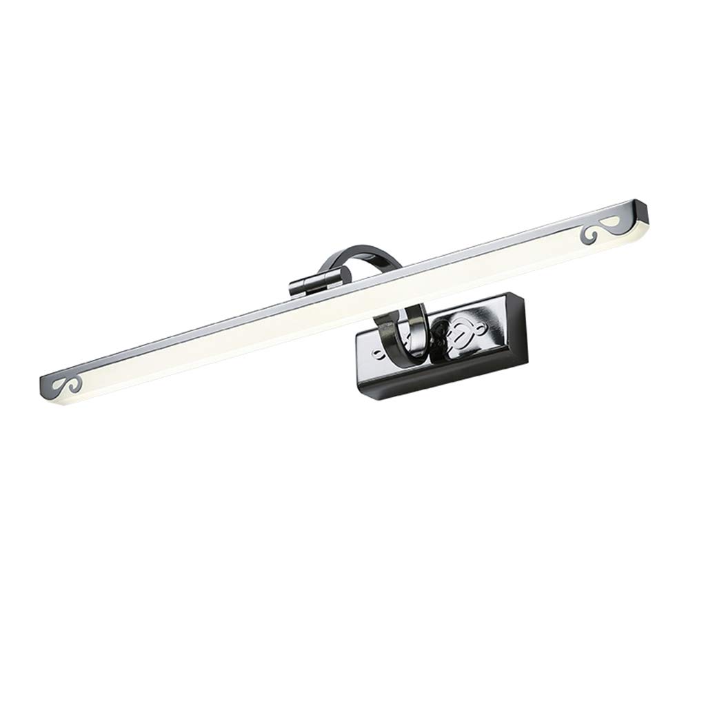 Miroir cabinet lumière LED design épuré applique murale chic pour une pièce d'eau moderne