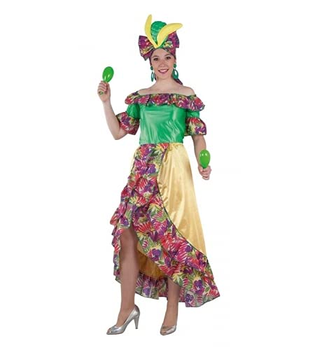 Fiesta y Carnaval, S.L.. DISFRAZ CARIBEÑA ADULTO - Talla 48 ¦ L-XL Mujer | S Hombre