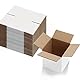 EYMPEU 40 Stück 15,3x15,3x15,3cm Weiße Versandkarton, Kartons für kleine Gegenstände, Spielzeug, Schreibwaren und Weihnachtspäckchen