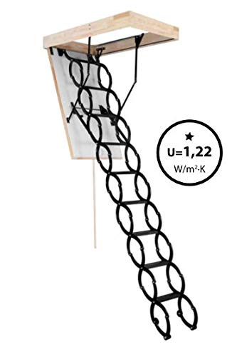Preisvergleich Produktbild Oman Bodentreppe Scherentreppe 80x60 aus Metall