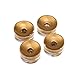 Guitar Parts_ 4Pcs Gold Metric 18 Spline Guitar Knob Set for Gretsch Streamliner