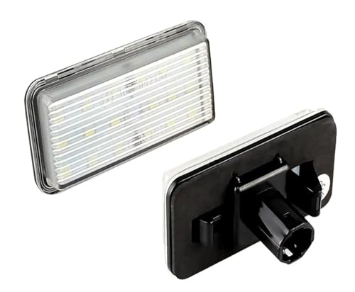 Luz led placa matrícula anti parpadeo Canbus para Lexus LX570 lámpara trasera potente 2 uds