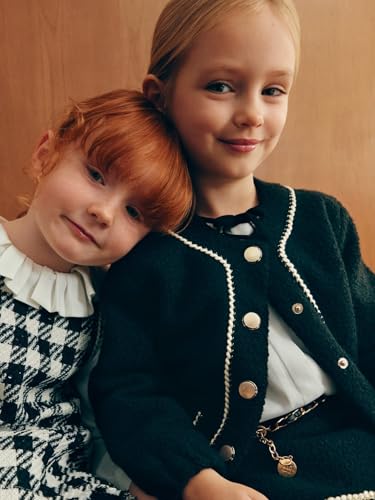 Abel & Lula Sherpa jacket for Girls Black4