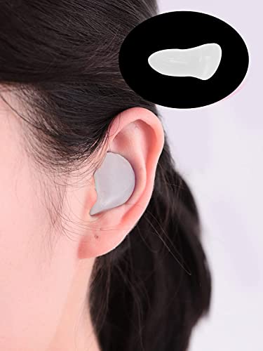 Image of AUGEN Reusable Soft Silicone Earplugs Waterproof Moldable Earplugs Noise Reduction Ear Plugs for Sleeping, Swimming, Travel, Studying, Working, 3 Pairs with Storage Box (White)