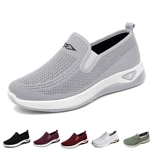 Women's Walking Shoes Slip On Comfort Orthopedic Breathable Go Walking Mesh Athletic Running Sneakers Shoes4