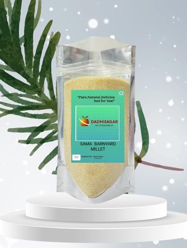 Image of DADHISAGAR Sama Rice 1kg Pack (Pack of 5) Barnyard Millet for Vrat Upwas | Samak Chawal for Navratri Fasting | Vari Bhagar Satvik Millet for Khichdi Pulao & Traditional Fast Recipes | Natural