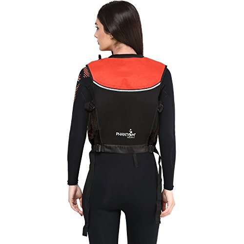 Phantom Aquatics Deluxe Snorkel Vest, Orange #TOP3