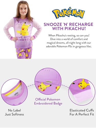 Pokémon Pajamas Girls | Cute Pikachu Pajamas | Girls Pajama Sets | Official Merchandise4
