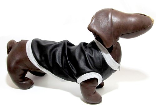 Amazon | 犬服 革 ドッグウエア かっこいいのにかわいいダックスフンド