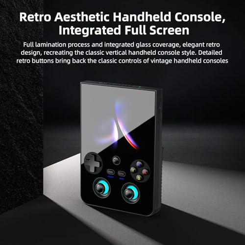 Image of Anbernic RG477V Retro Handheld Game Console , 4.7 Inch Touch Screen Android 14 System Support WiFi 6E Bluetooth 5.3 Dimensity 8300 Processor 8+128GB(Black)