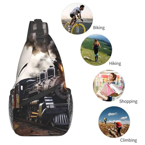 Bolso Cruzado Masculino Tipo Mochila Diagonal para Senderismo miniatura 6
