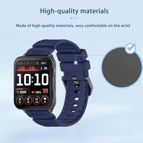 Correa de silicona para Garmin Venu X1 azul miniatura 3