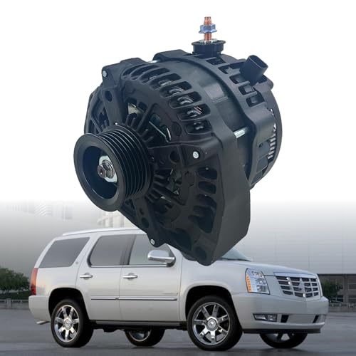 SHOWSEN 15857608 Alternator 300A Compatible with 07-11 Cadillac Escalade 07-11 Chevy Avalanche Suburban Tahoe 08-09 Hummer H2 07-11 GMC Yukon/Yukon XL 14V Replacement 15093928