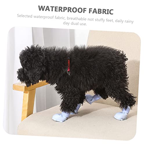 Bottes imperméables pour chien chaussures pour chiots saison des pluies - 8