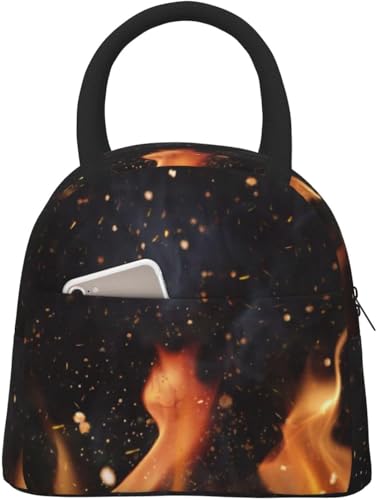 多機能 大容量 手提げお弁当箱 保温 保冷 燃える 炭火焼き 模様 ショッピングバッグ 手提 エコバック 保温バック クーラーバッグ 肩掛け エコバッグ おしゃれ 軽量 メンズ 買い物袋 レディース