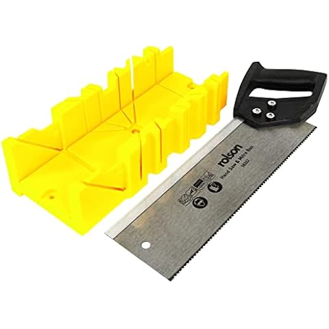 Rolson 58262 - Caja de ingletadora con sierra de tenón Cover