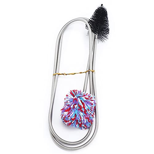Brosse serpent pour saxophone et outil de nettoyage d'embout
