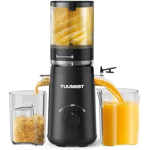 TUUMIIST Cold Press Juicer with Large Feed Channel Cover