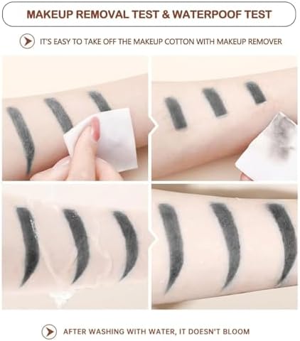 O'CHEAL 3Pcs Grey Eyebrow Pencils for Women, Premium Eye Brow Pencil with Spoolie Brush, Longwearing for Perfect Brows, Professional, Precision, Defines, Universal Waterproof Double-ended Eyebrow Pen - 4