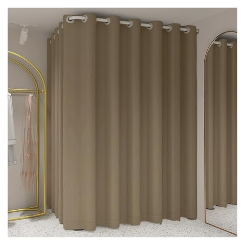 p[e[V  Ԏd؂ Ǌ|VbsO[A80x80 90x90 100x100 110x110cmbhAItBXpL^R[i[hbVO[(125cm/49.2in White Rod+Brown Curtain)