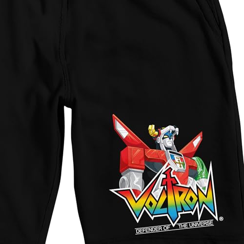 Voltron: Defender of the Universe (1984) Men's Black Sleep Pajama Shorts2