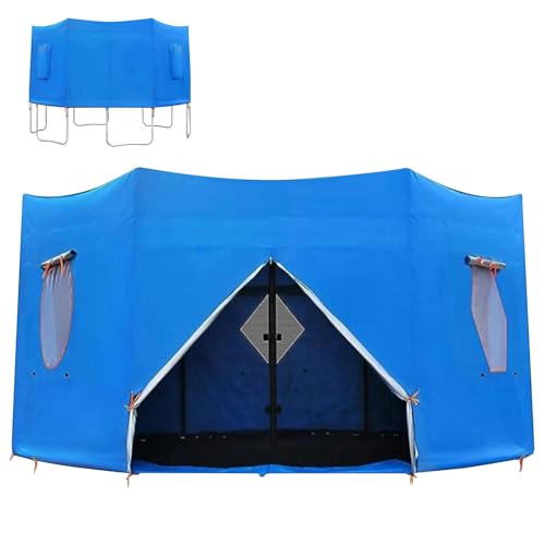 Tienda de campaña para cama elástica, toldo de trampolín, 6/8/10/12 pies, trampolín para exteriores, parasol para cama elástica, cubierta superior redonda para cama elástica, funda protectora,