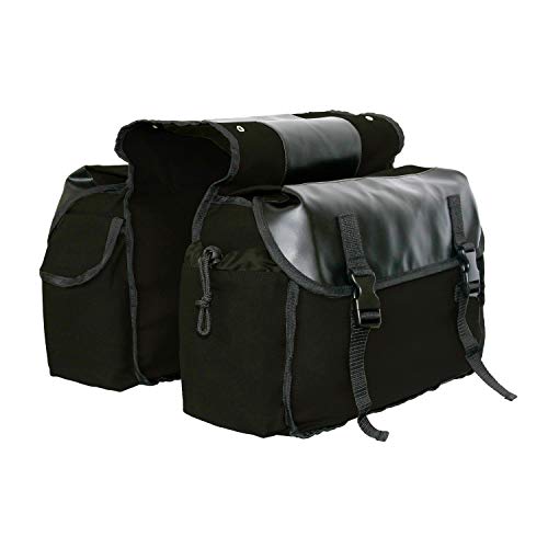 CKEGUO Motorbike Saddle Bag,Bike Pannier Bag,Waterpoof Motor Bicycle Rear Seat Carrier Bag Touring Truck Bag