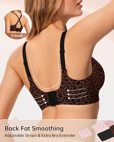 Image of LetsJoli Wireless Bras for Women No Underwire Jelly Bras Seamless Push Up Full Coverage Bralettes Comfortable Everyday Bra