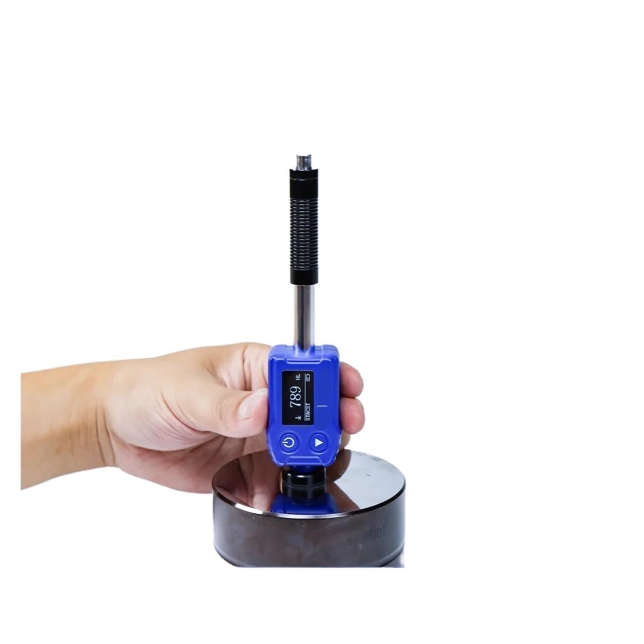 Gqnblvhzupdm A Hardness Tester Portable Leeb Hardness Tester Digital Durometer Metal Measurement Device Hra/Hrb/Hrc/Hld/Hv/Hb/Hs