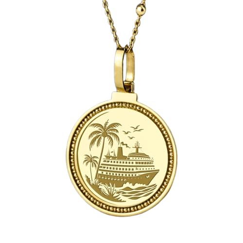 Collier pendentif rond argent 925 plaqué or anti ternissement chaîne 45cm
